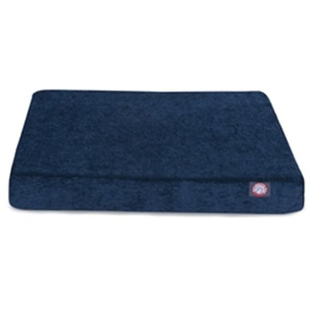 MAJESTIC PET Navy Villa Large Orthopedic Memory Foam Rectangle Dog Bed 78899551671